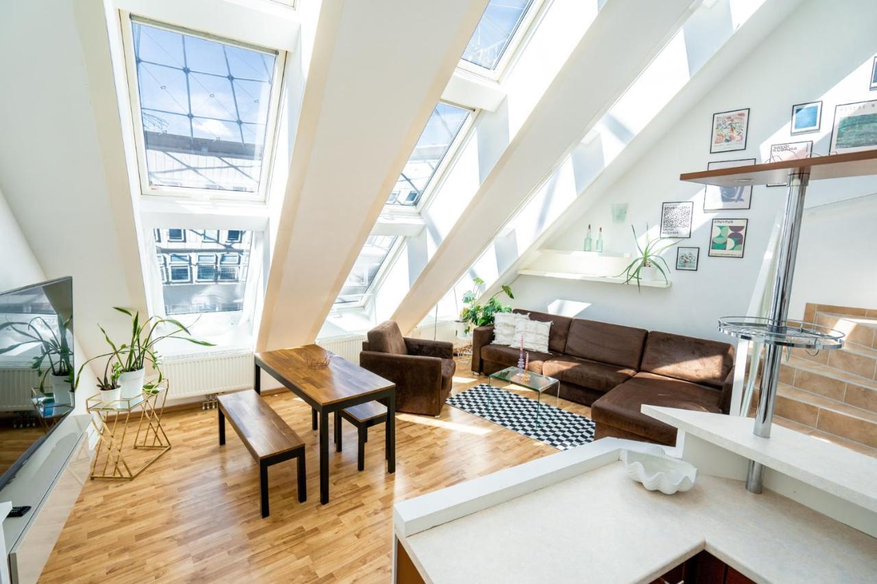 Unique Maisonette Apartment Gasometer 12Th Floor Wiedeń Zewnętrze zdjęcie